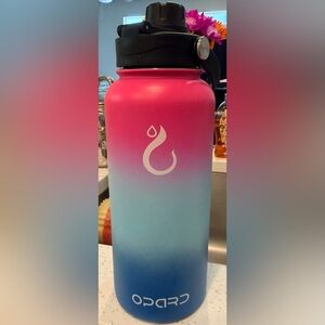 Pink and Blue Gradient Water Bottle